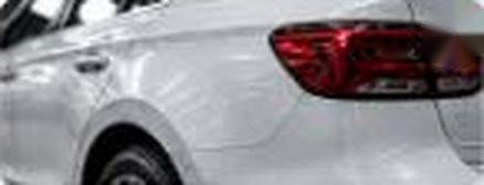 Repaired white car